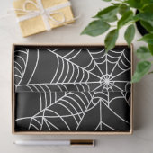 ハロウィンコスチュームパーティー用スパイダーウェブ三日月デザイン 薄葉紙 (ギフト)