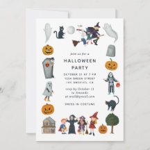 ハロウィンコスチュームパーティー | かわいいキャラクターのキッズ