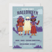ハロウィンコスチュームパーティー、ハロウィンナイト 招待状 (正面)
