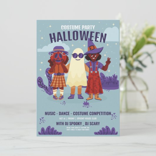 ハロウィンコスチュームパーティー、ハロウィンナイト 招待状 (スタンド正面)