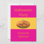ハロウィンコスチューム任意パーティー 招待状 (正面)