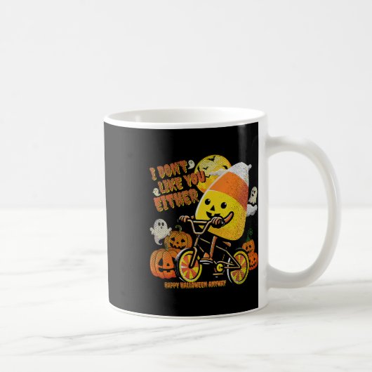 ハロウィンコスチューム チーム キャンディコーン 嫌い コーヒーマグカップ (右)