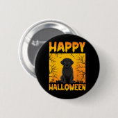 ハロウィンコスチューム メンズ レディース キッズ 面白い 黒 缶バッジ (正面&裏面)
