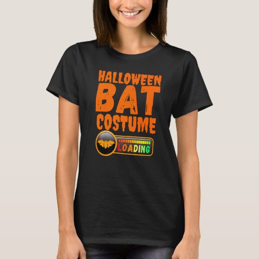 ハロウィンコスチューム ローディング 吸血鬼 コウモリ 母 父 少年 Tシャツ (正面)
