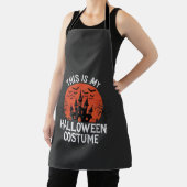 ハロウィンコスチューム 幽霊城 ベクターデザイン エプロン (インサイチュ)