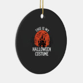 ハロウィンコスチューム 幽霊城 ベクターデザイン セラミックオーナメント (右)