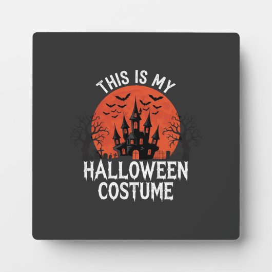 ハロウィンコスチューム 幽霊城 ベクターデザイン フォトプラーク (正面)