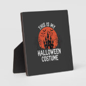 ハロウィンコスチューム 幽霊城 ベクターデザイン フォトプラーク (正面)