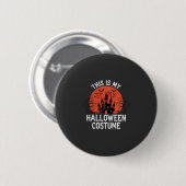 ハロウィンコスチューム 幽霊城 ベクターデザイン 缶バッジ (正面&裏面)
