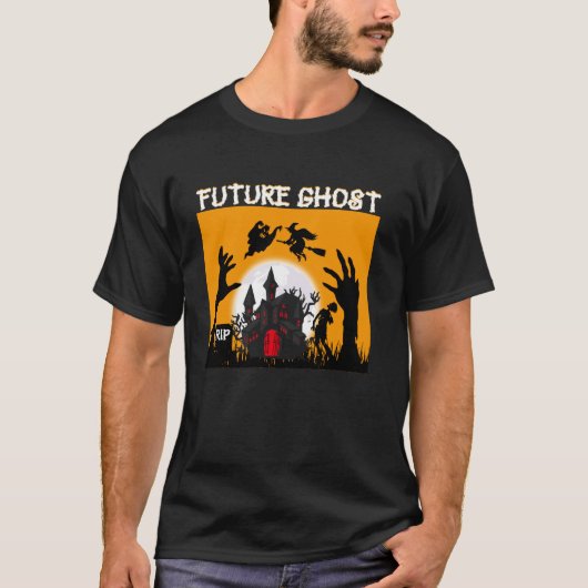 ハロウィンコスチューム 未来の幽霊 Tシャツ (正面)