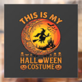 ハロウィンコスチューム 魔法使い 城 鍋 ウィンドウサイン (シート2)