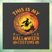 ハロウィンコスチューム 魔法使い 城 鍋 ウィンドウサイン (シート3)
