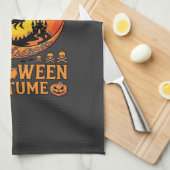 ハロウィンコスチューム 魔法使い 城 鍋 キッチンタオル (四つ折り)