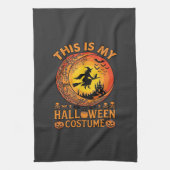 ハロウィンコスチューム 魔法使い 城 鍋 キッチンタオル (縦)