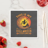ハロウィンコスチューム 魔法使い 城 鍋 スタンダードランチョンナプキン (インサイチュ)