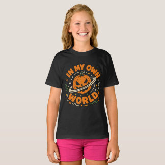 ハロウィンコズミックパンプキン Tシャツ