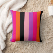 ハロウィンコンテンポラリーのストライプ クッション (ブランケット)