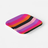 ハロウィンコンテンポラリーのストライプ ペーパープレート (傾斜あり)