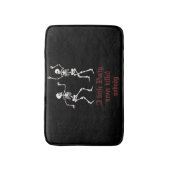 ハロウィンコンテンポラリースケルトン バスマット (正面縦)