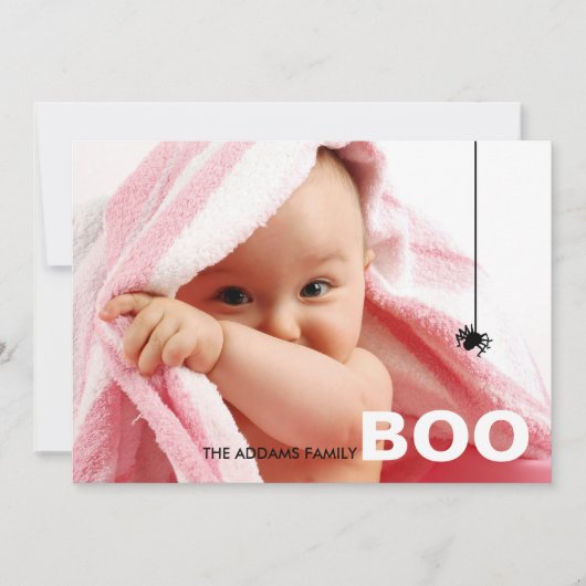 ハロウィンコンテンポラリーフォトカード カード (正面)