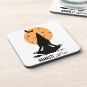 ハロウィンコンテンポラリーヨガ魔女 コースター (左側)