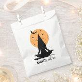 ハロウィンコンテンポラリーヨガ魔女 フェイバーバッグ (クリップ留めされた状態)