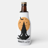 ハロウィンコンテンポラリーヨガ魔女 ボトルクーラー (ボトル正面)