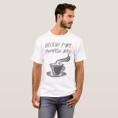 ハロウィンコーヒーおもしろいラテ – 血液型カボチャ Tシャツ (正面フル)