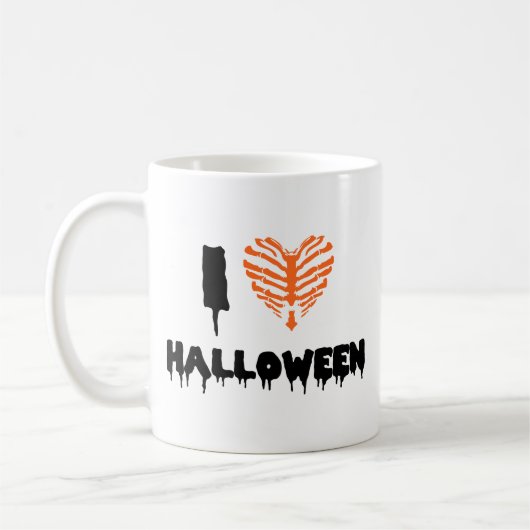 ハロウィンコーヒーマグが大好き コーヒーマグカップ (左)