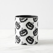 ハロウィンコーヒーマグとカボチャ不気味ー マグカップ (中央)