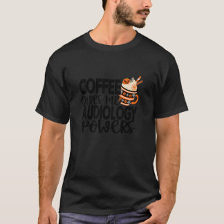 ハロウィンコーヒー愛好家Doctor of Audiology T Shirt Tシャツ