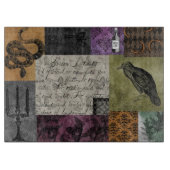 ハロウィンゴシック中世不気味薬品芸術 カッティングボード (正面)