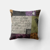 ハロウィンゴシック中世不気味薬品芸術 クッション (裏面)