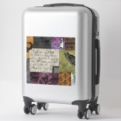 ハロウィンゴシック中世不気味薬品芸術 シール (スーツケース)