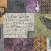 ハロウィンゴシック中世不気味薬品芸術 シール (正面)