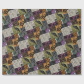 ハロウィンゴシック中世不気味薬品芸術 ラッピングペーパー (フラット)