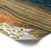 ハロウィンゴシック秋の魔女ファンタジーアートポスター ポスター (角)