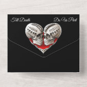 ハロウィンゴシック結婚ズ オールインワン招待状 (裏面)