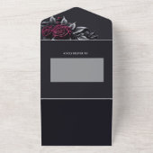 ハロウィンゴシック結婚ズ オールインワン招待状 (外側)