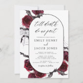 ハロウィンゴシック結婚ズ 招待状 (正面)