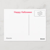 ハロウィンゴブリン葉書 ポストカード (裏面)