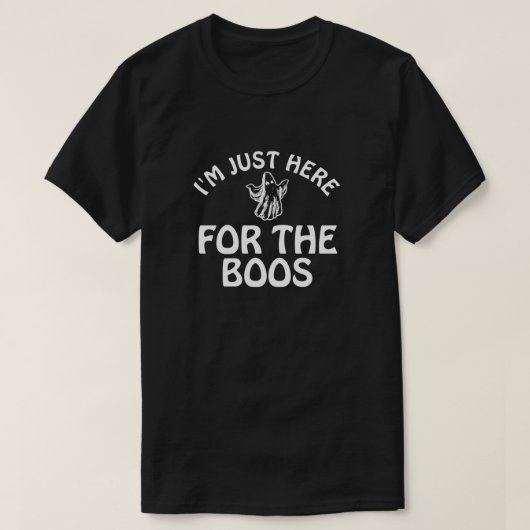 ハロウィンゴーストベーシックTシャツ Tシャツ (デザイン正面)