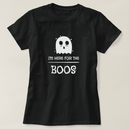 ハロウィンゴーストベーシックTシャツ Tシャツ (デザイン正面)