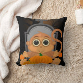 ハロウィンサル クッション (ブランケット)