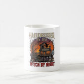 ハロウィンサロンの魔女とドクロ コーヒーマグカップ (中央)