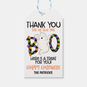 ハロウィンサンキューギフトラベル ギフトタグ
