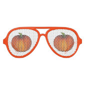 ハロウィンサンクスギビング秋の収穫秋カボチャ アビエーターサングラス (正面)