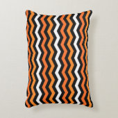 ハロウィンシェブロンストライプアクセント枕 アクセントクッション (正面(垂直))