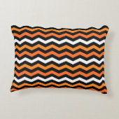 ハロウィンシェブロンストライプアクセント枕 アクセントクッション (裏面)