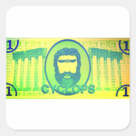 ハロウィンシクロプスドル スクエアシール